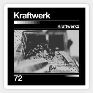 Kraftwerk 2 - Artwork 90's Design Sticker